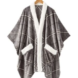 Charter Club Cozy Plush Wrap Robe Throw, 50" X 70" NWT